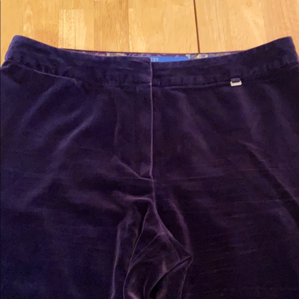 Escada Sport Purple velvet pants